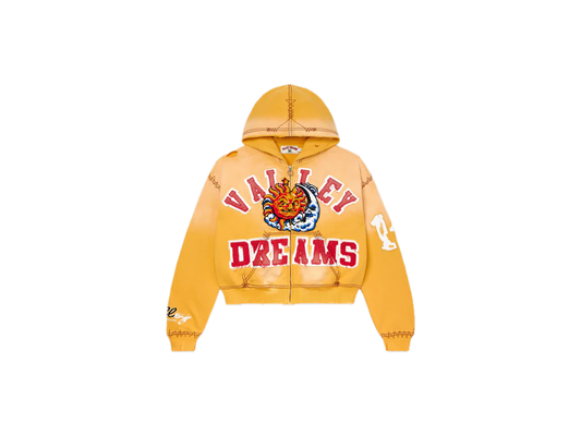 Vale Forever Sunny Zip Up Yellow