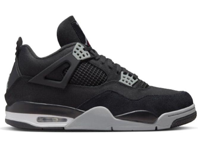 Jordan 4 Retro Black Canvas (GS)