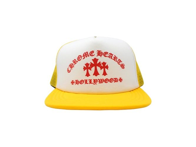 Chrome Hearts King Taco Trucker Hat Yellow/White/Red