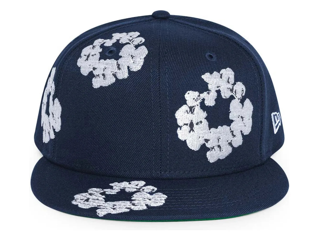 Denim Tears New Era Cotton Wreath 59/50 Cap Navy