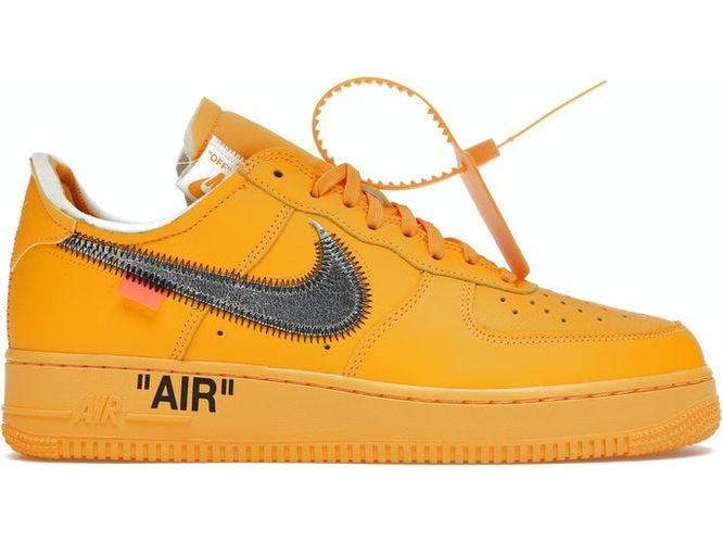 Nike Air Force 1 Low OFF-WHITE University Gold Metallic Silver