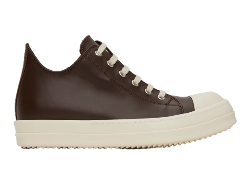 RICK OWENS SNEAKER LOW BROWN